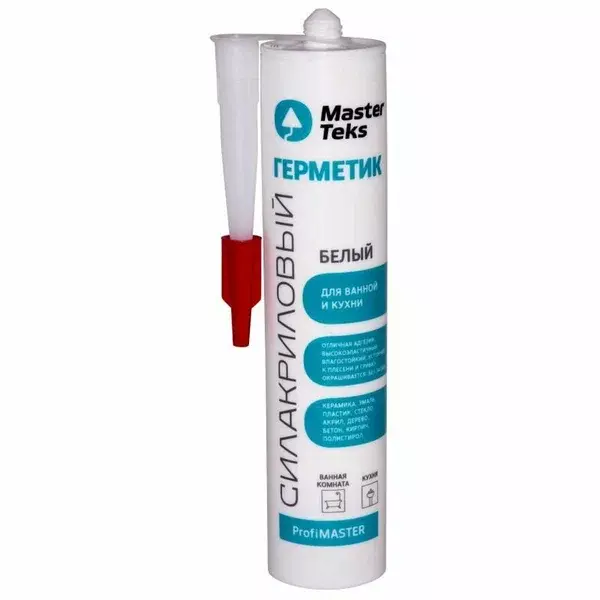 Герметик силакриловый Masterteks PM 290мл белый