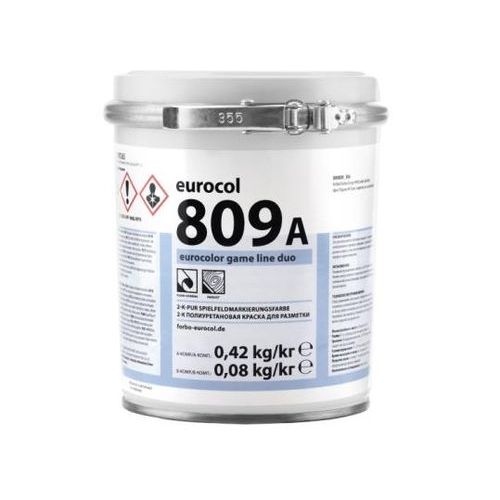 Краска Forbo Eurocol 809-А Eurocolor Game Line Duo 2К PU бел. ,0,5 кг