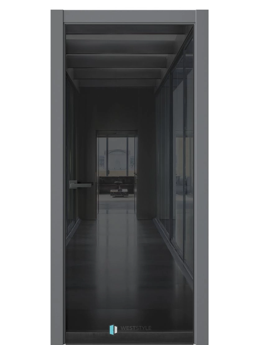 Межкомнатная дверь WestStyle Industrial INS4 ДГ  Альпийская ночь