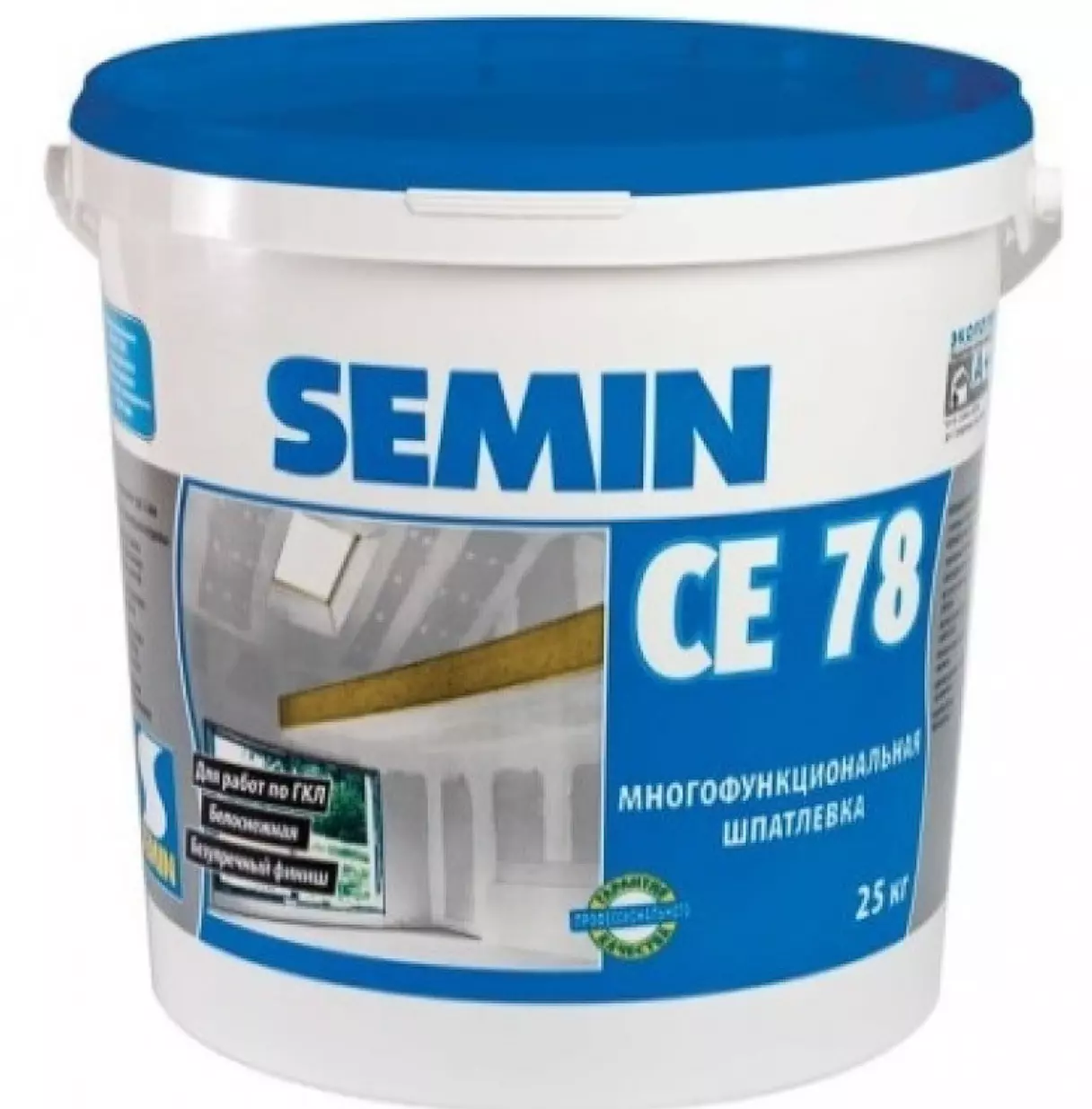 Шпатлевка Semin Ce 78 универсальная (синяя крышка), 25кг